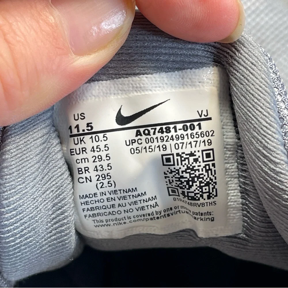 Nike Downshifter Grey Running Shoes Size 11.5 Men’s